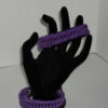 Purple Criss Cross Paracord Bracelet - Image 2