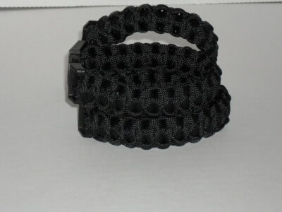 Black Paracord Bracelet - Image 3