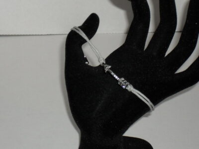 The Rhinestone Arrow Cord Bracelet