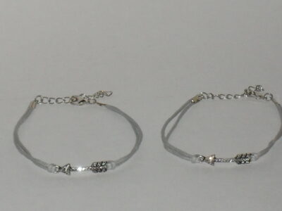 The Rhinestone Arrow Cord Bracelet - Image 2