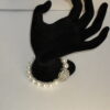 White Pearl Beaded Bracelet - Image 4