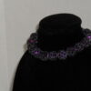 Purple Beaded Rhinestone Bracelet - Image 2