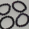 Purple Beaded Rhinestone Bracelet - Image 4