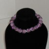 Light Purple Beaded Rhinestone Bracelet