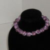 Light Purple Beaded Rhinestone Bracelet - Image 3
