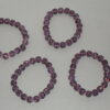 Light Purple Beaded Rhinestone Bracelet - Image 6