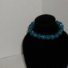 Blue Beaded Rhinestone Bracelet - Image 2