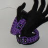 4-Beaded Purple Paracord Bracelet
