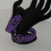 4-Beaded Purple Paracord Bracelet - Image 4