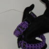 4-Beaded Purple Paracord Bracelet - Image 3