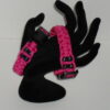 4-Beaded Hot Pink Paracord Bracelet - Image 5