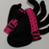 4-Beaded Hot Pink Paracord Bracelet - Image 3