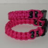 4-Beaded Hot Pink Paracord Bracelet