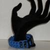 4-Beaded Blue Paracord Bracelet - Image 2