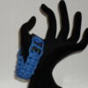 4-Beaded Blue Paracord Bracelet