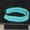 Teal Criss-Cross Paracord Bracelet - Image 3
