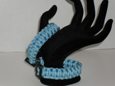 Light Blue Paracord Bracelet - Image 2