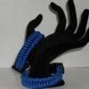 Blue Criss-Cross Paracord Bracelet - Image 2