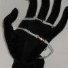 The Bar Rhinestone Cord Bracelet