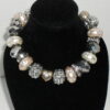 Pearl Beaded Charm Bracelet
