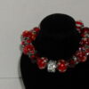 Red Beaded Charm Bracelet - Image 2