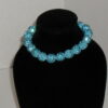 Light Blue Beaded Rhinestone Bracelet