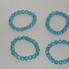 Light Blue Beaded Rhinestone Bracelet - Image 3