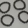 Grey Beaded Rhinestone Bracelet - Image 3