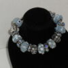 Light Blue Beaded Charm Bracelet - Image 2
