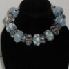 Light Blue Beaded Charm Bracelet