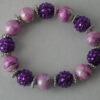 Purple Starlight Beaded Bracelet