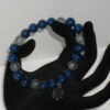 Dyed Jade Blue Bracelet - Image 4