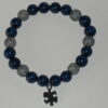 Dyed Jade Blue Bracelet - Image 3