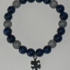 Dyed Jade Blue Bracelet